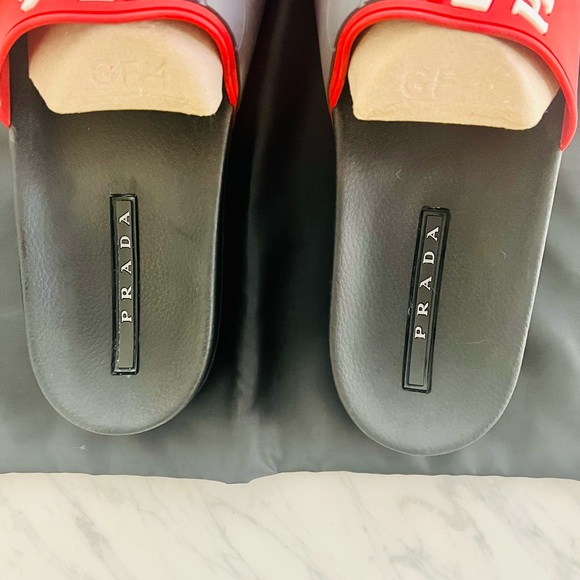 NWT Prada Linea Rossa Slide Sandals 11 US - Picture 8 of 14